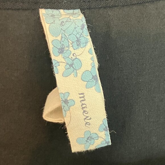 Anthropologie's Maeve: Black tiered ruffle dress (size 0) - Picture 8 of 10